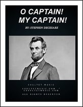 O Captain! My Captain! TTB choral sheet music cover